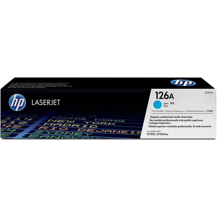 تونر اچ پی 126A آبی (طرح) HP 126A Blue Toner Cartridge